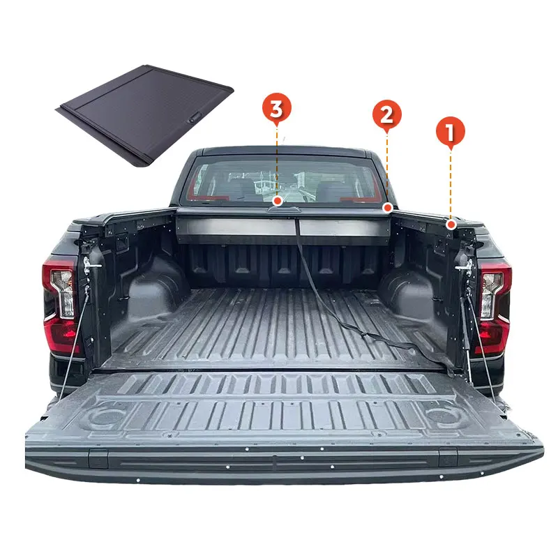 

Factory Direct Selling Aluminum Retractable Pickup Bed Cover Electric Tonneau Cover for F150