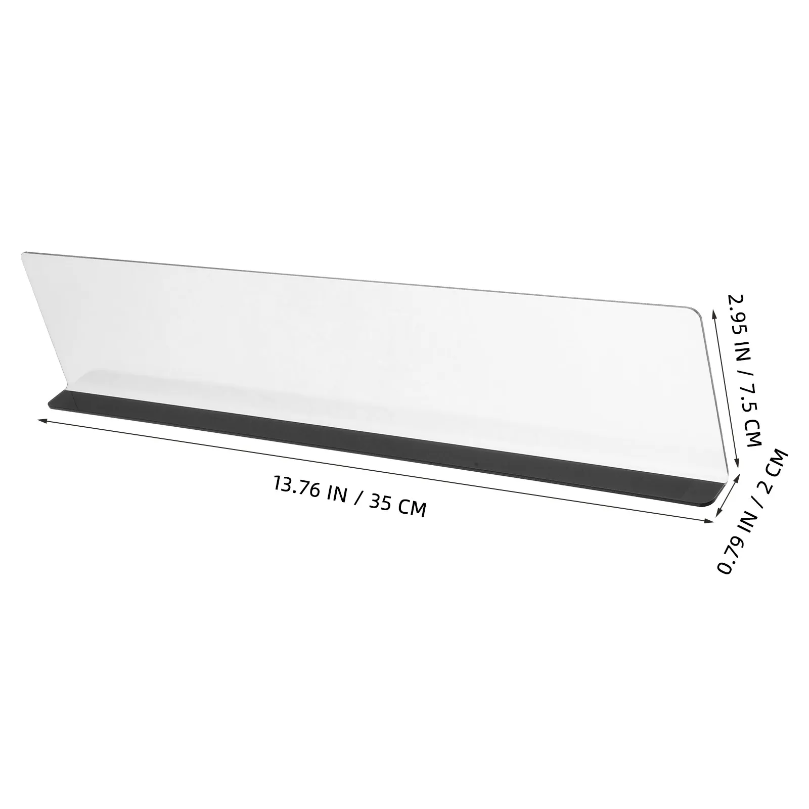 Monitor Memo Board Clear Acrylic Adhesive Message Holder for Computer Screen Office Desk Monitor Memo Board Desk Necessities
