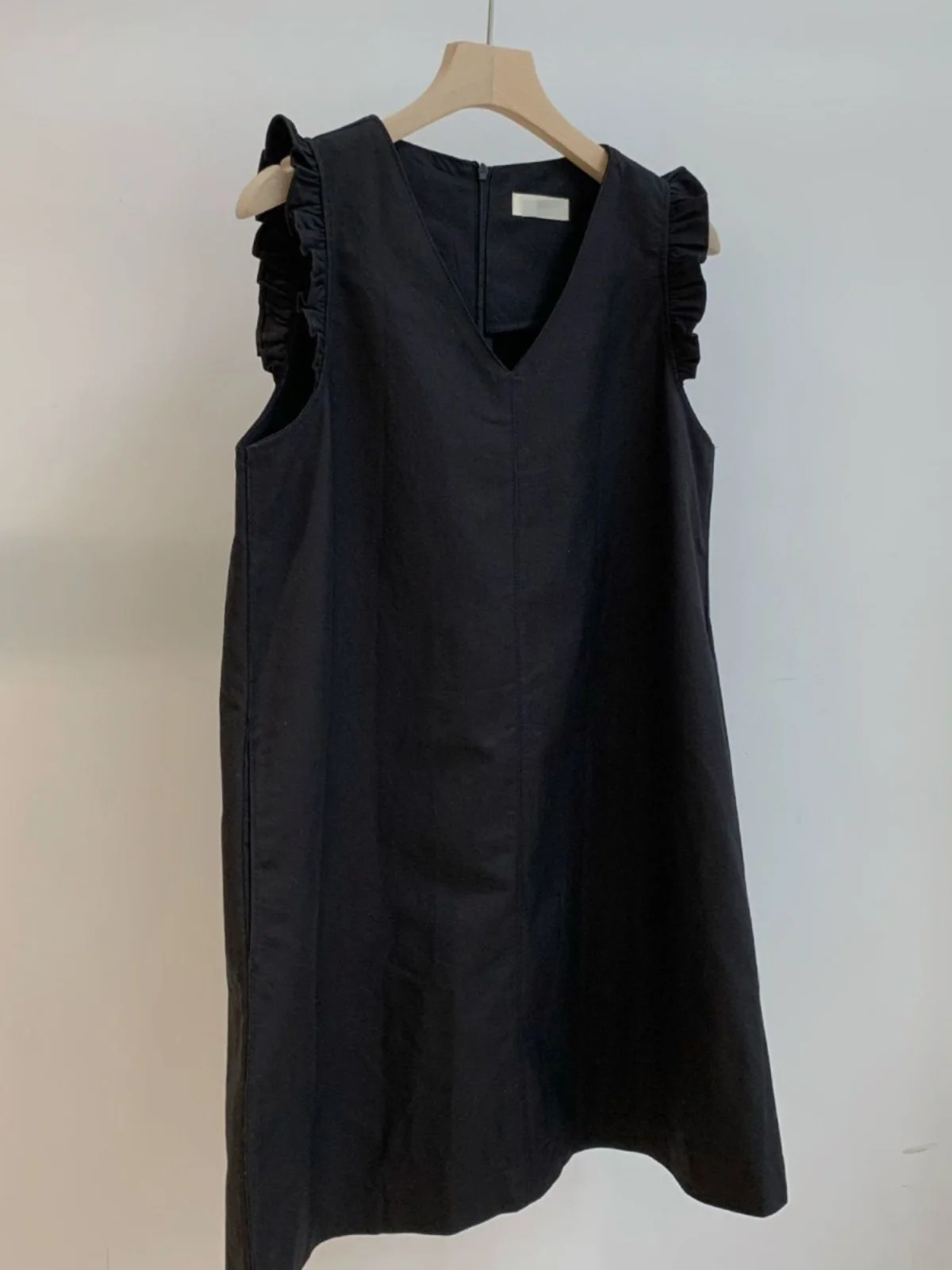 

Женская летняя повседневная свободная юбка-трапеция средней длины с V-образным вырезом, эффектом похудения, в корейском стиле, больших размеров