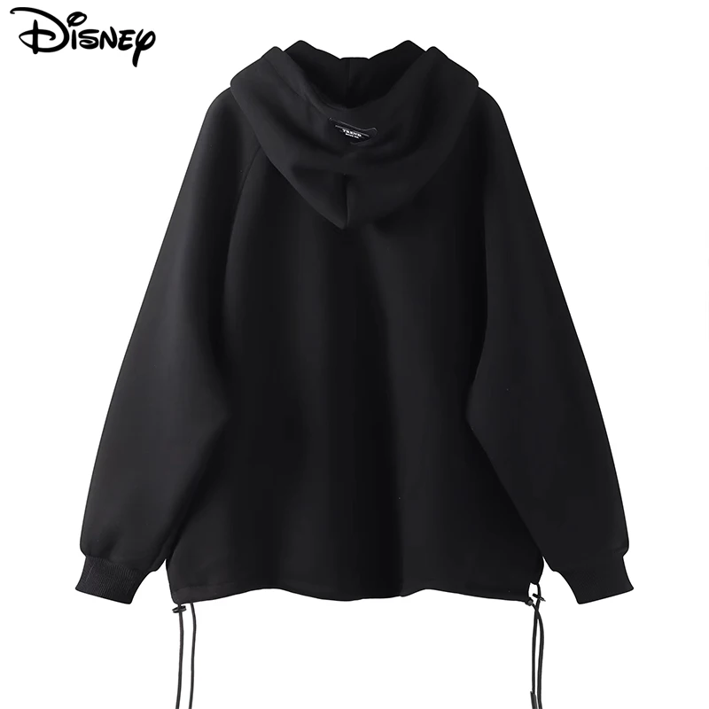 Disney 2022 New Arrival Top Fashion Autumn Cotton Loose O-neck Ins Casual Cartoon Embroidery Mickey Mouse Long Sleeve Hoodies