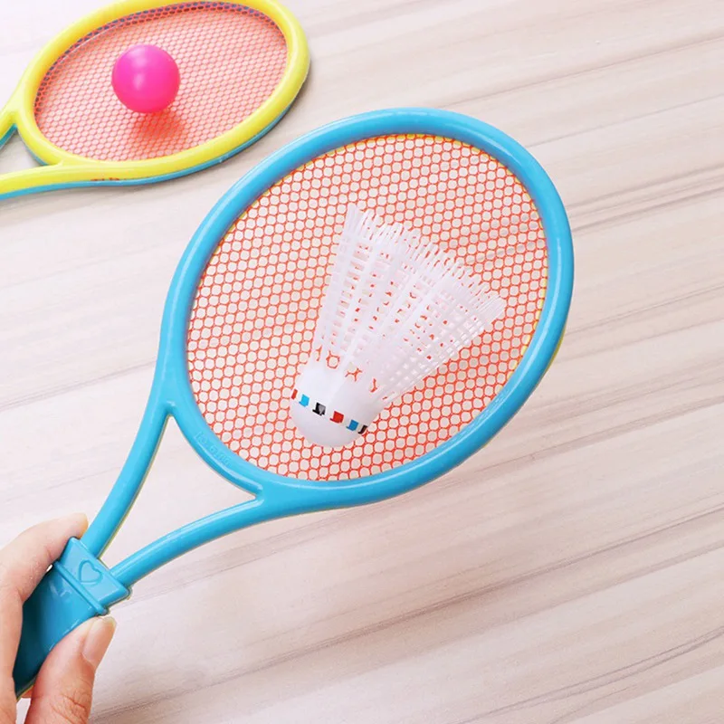 1pcs Children\'s Badminton Tennis Racket Beginner Training Outdoor Beach Tennis Kindergarten Baby Parent Child Interactive Toys