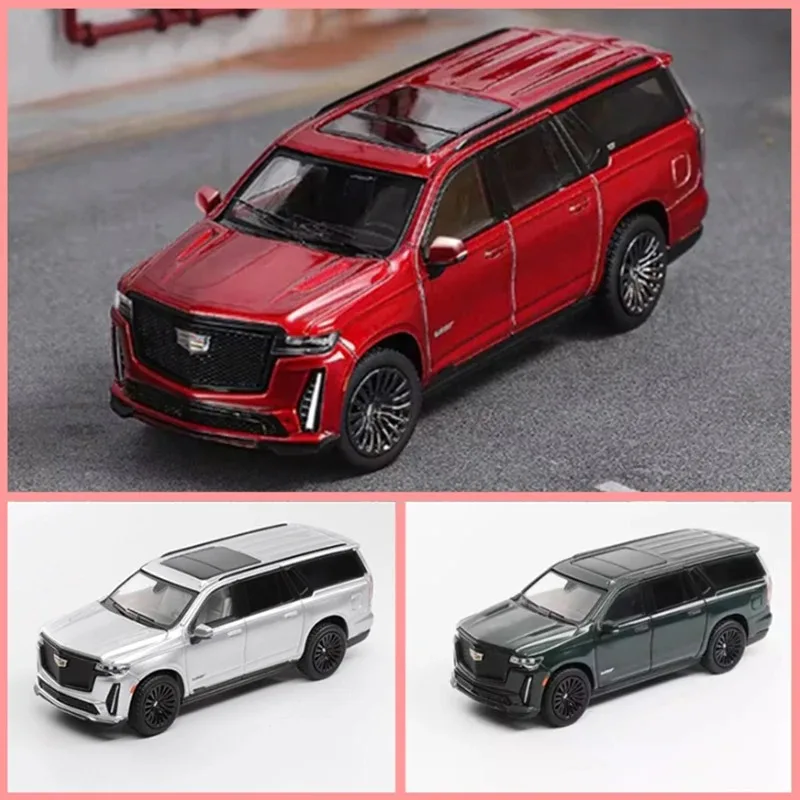 

Коллекционная модель автомобиля SHADOW Pro Diecast Escalade ESV в масштабе 1:64 из сплава, игрушка для демонстрации, подарки, сувениры
