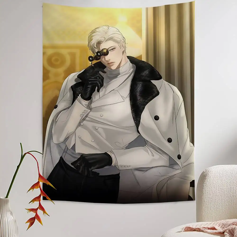 Backlight Bl Anime Cartoon Tapestry Wall Hanging Decoration Household Home Decor