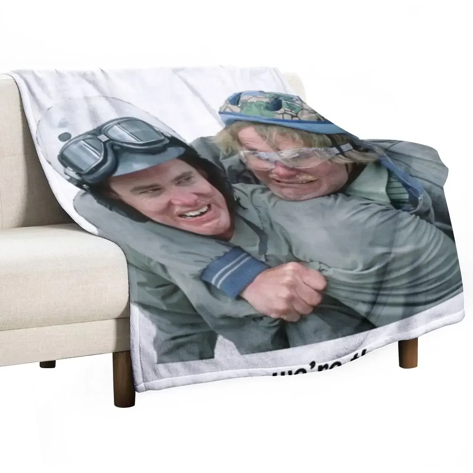 

Dumb and Dumber Throw Blanket Luxury Designer blankets and throws anime warm for winter Blankets