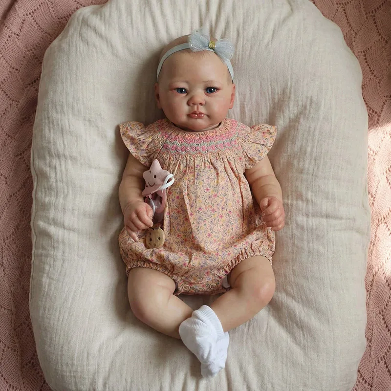 

48cm Soft Cotton Body Lali Cute Girl Doll with Painted Hair Cute Baby Doll for Kids