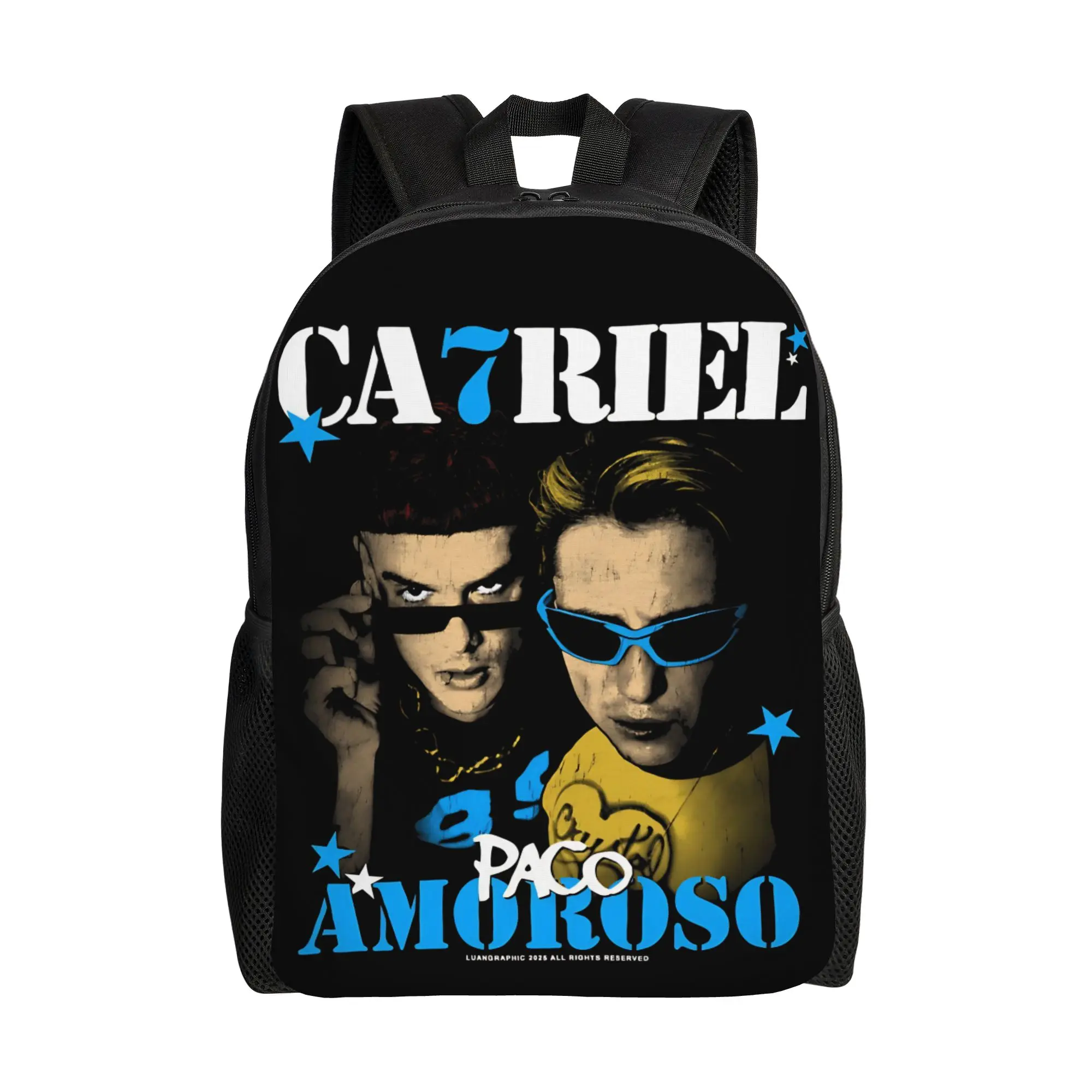 

CA7RIEL & Paco Amoroso Papota Tour Backpack Cycling Backpacks Boy Girl Stylish School Bags Design Breathable Rucksack