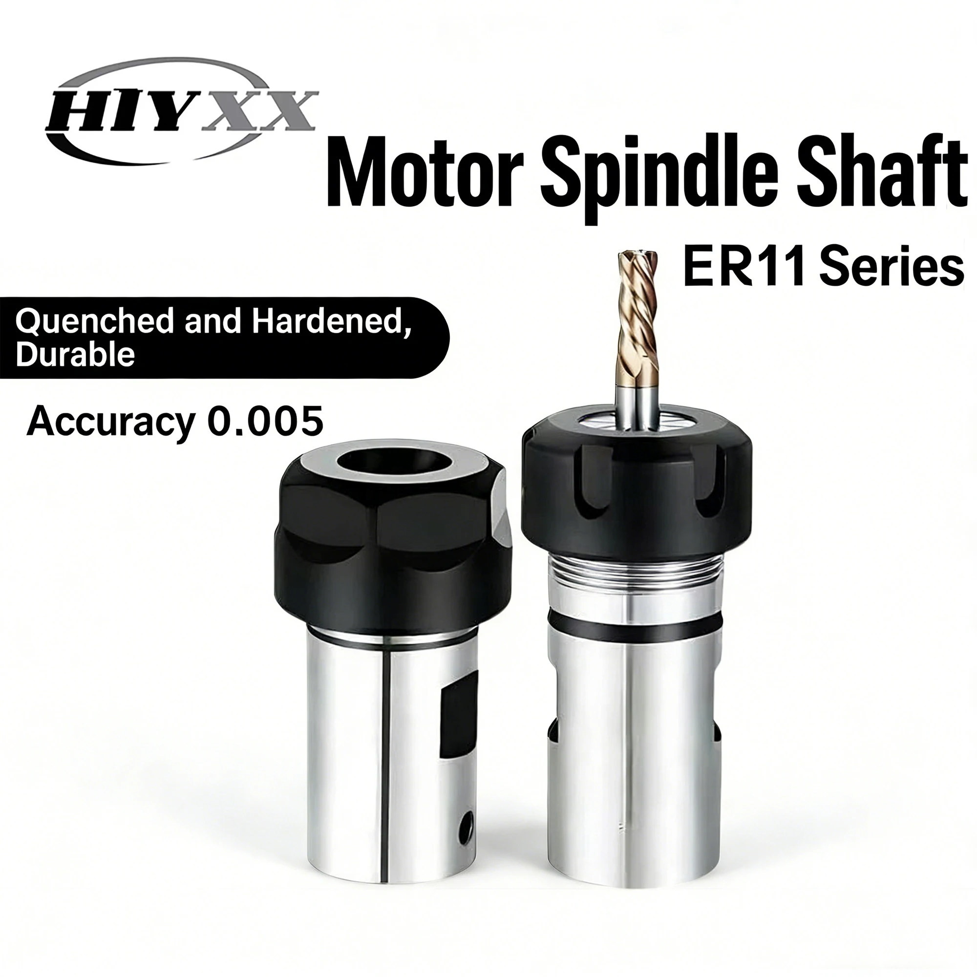 C16 ER11A Extension Rod Motor Shaft Collet Chuck 3/3.175/4/5/6/6.35/7/8/10mm CNC Milling Machine Tool Accessory