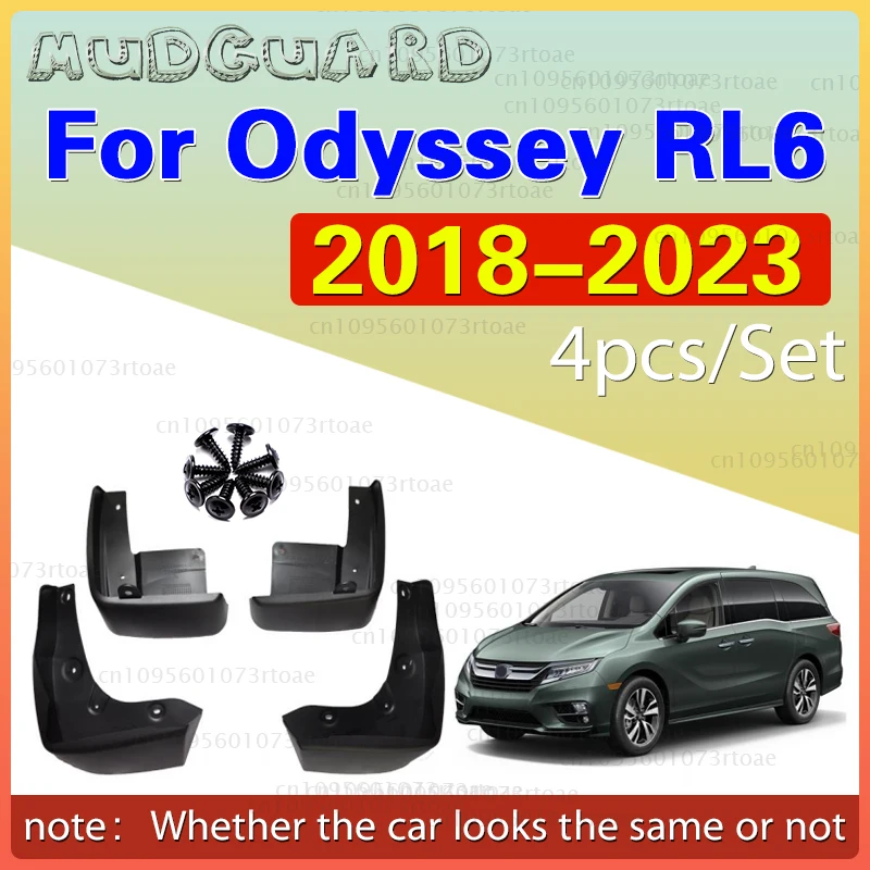 

Car Mudguards for Honda Odyssey RL6 US EX-L LX 2018~2023 2019 Mudflaps Fender Mud Flap Splash Flares Guards Cover Accessories