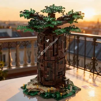 1515pcs MOC Living a baobab Ideas and CUUSOOed Model Building blocks toy Architecture idea Brick Kids Christmas gift Birthday