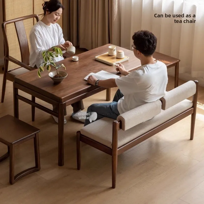 원목 벤치, 부드러운 등받이 벤치, 침대 옆 벤치