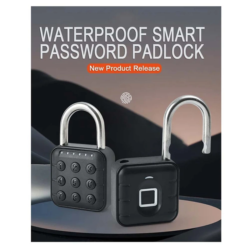 FULL-Tuya Bluetooth умный дверной замок с отпечатками пальцев без ключа быстрая разблокировка противоугонный замок IP67 водонепроницаемый домашний замок Securit