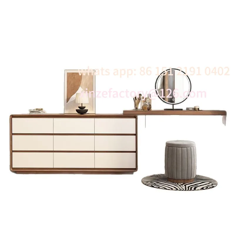 Be suitable for dresser integrated bedroom modern simple makeup table bedside storage cabinet makeup tablecornerdeskcustomizable