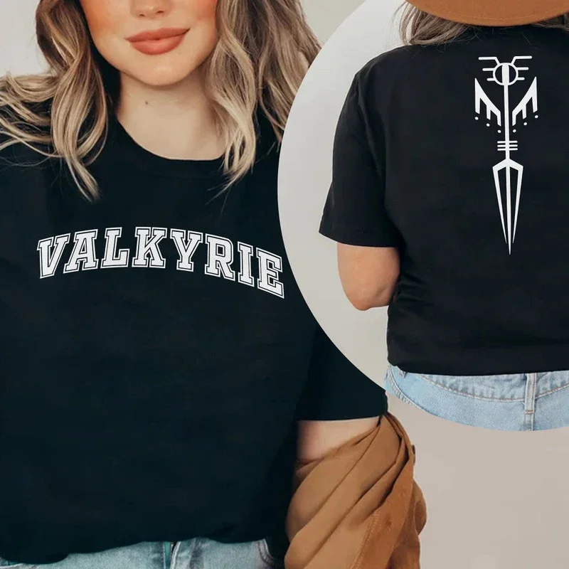 King Valkyrie T Shirt Women Summer Thor Love and Thunder Tshirt Funny Woman Print Tee Shirt Vintage Graphic T Shirts Clothing