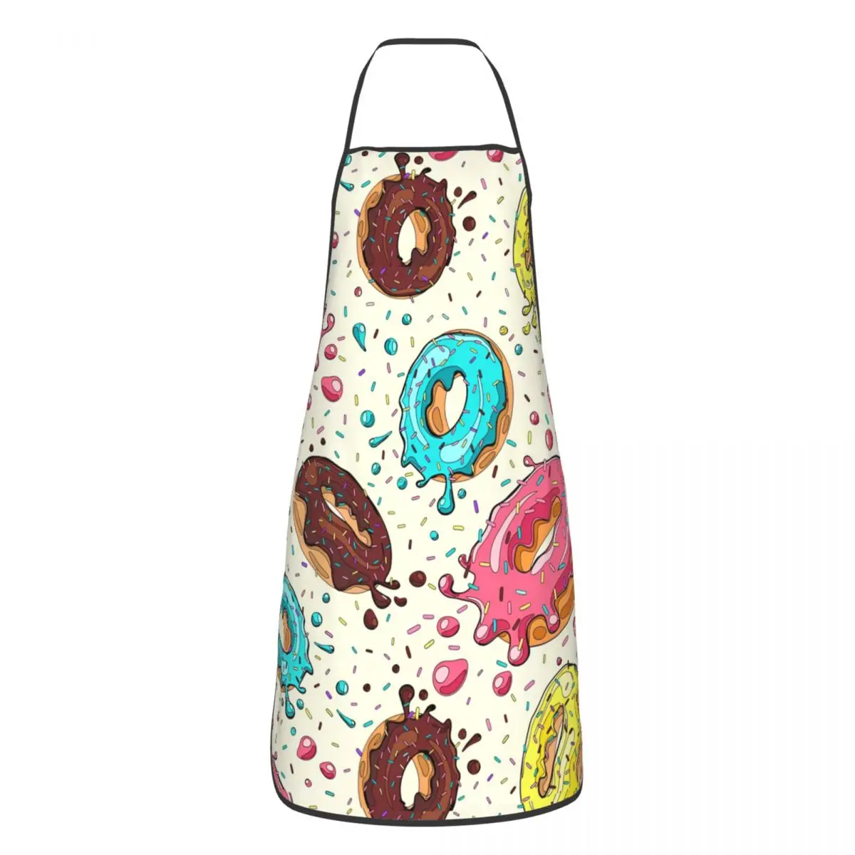 IJs Donut Patroon Keuken Bakschorten Oliebestendige Overgooiers voor Chef Barista Hotel