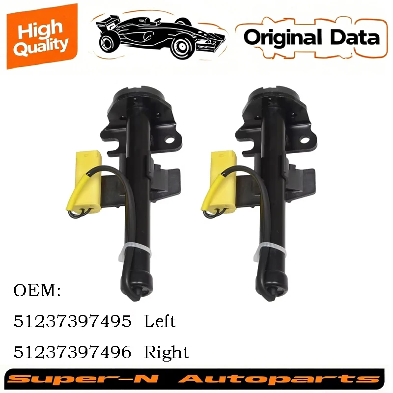 

51237397495 A Pair Active Bonnet Actuator Hinge Sensor For BMW X3 X4 G01 G02 2016-2019 51237397496 Active Hood Malfunction