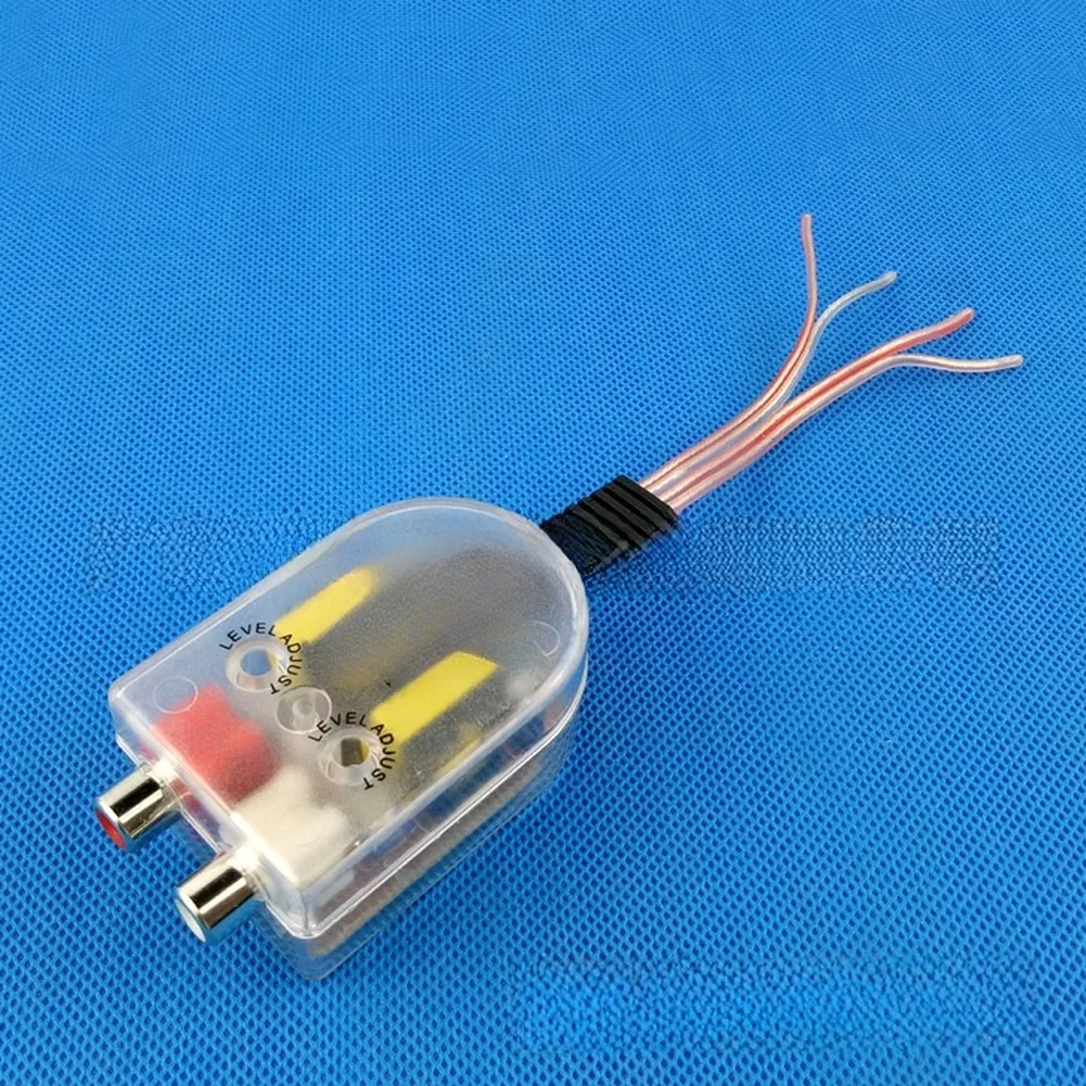 High to Low Impedance Converter 2 Pack for Speaker Level to Line Level For Signal Conversion Car Audio Applications