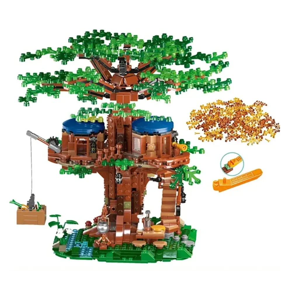 

Creative Tree House Scene Jungle Ideas Tree House building Blocks Set Model Construction Interchangeable Perfect Birthday Gift