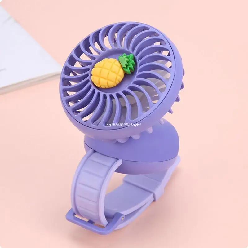 Rotatable Watch Fan Detachable Electric Mini Carry Wrist Fan Summer Gift Dropship