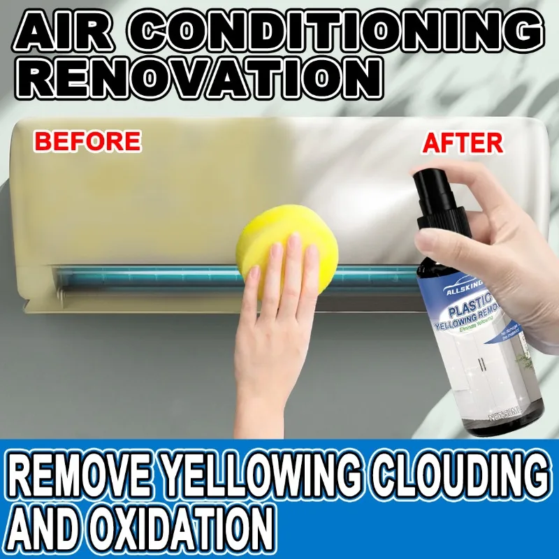 White Gloss Restorer & Multi-Surface Plastic Yellowing Remover for Appliances/AC/Fridge/Toilet | Long-Lasting Polishing Care