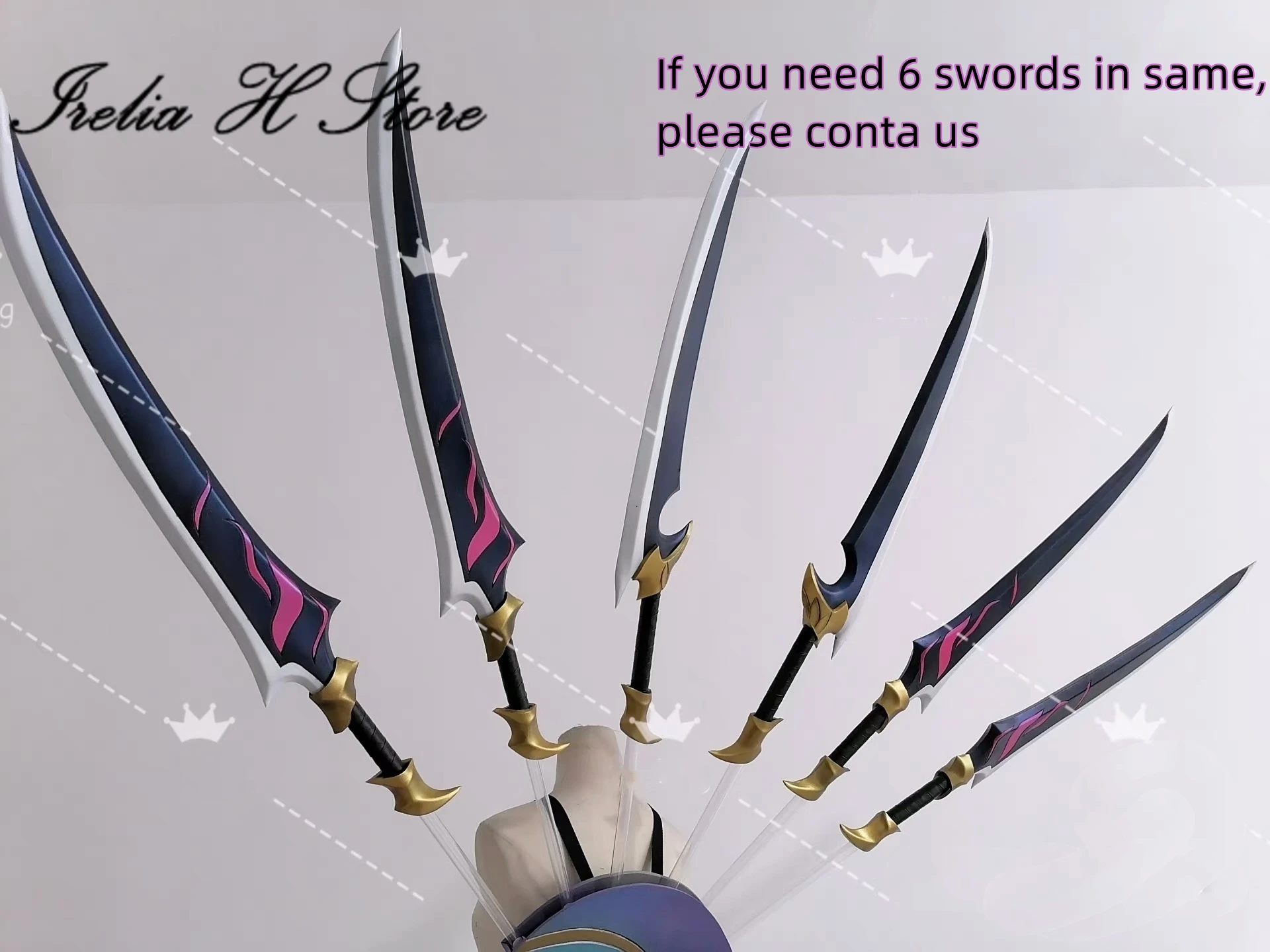 

Irelia H Store LOL Irelia Spirit Blossom swords weapons cosplay props