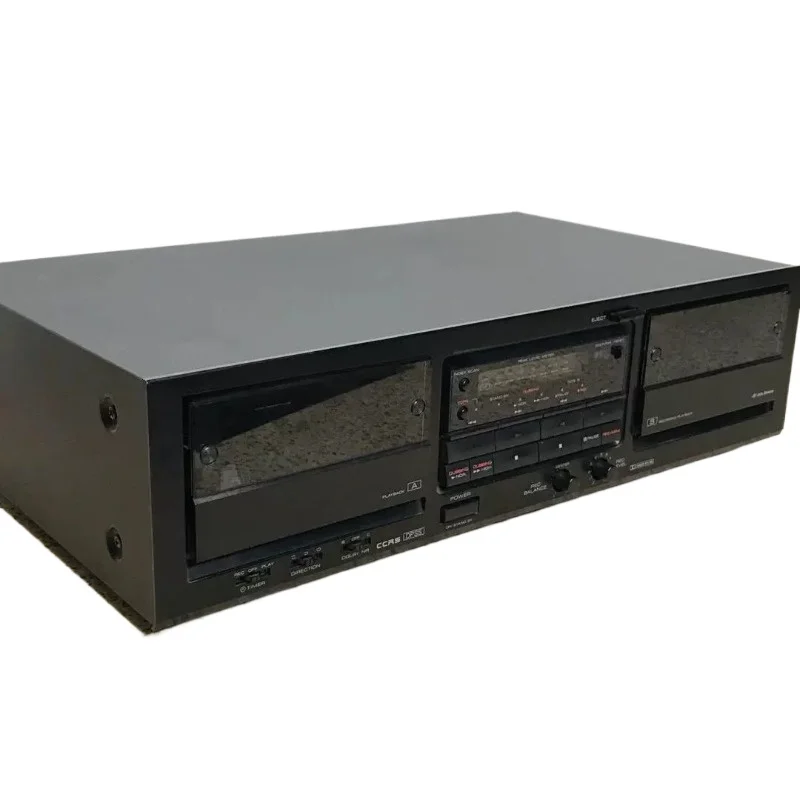 Used Dual Deck Cassette Tape Player Recorder Machine Auto Cycle Play Second Hand Audio Equipment