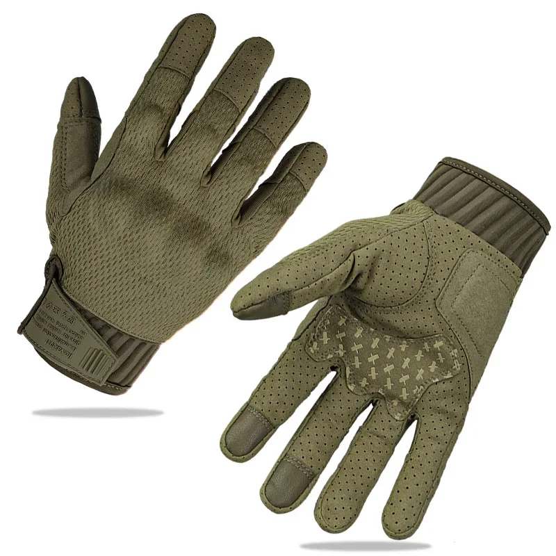 Tactische Camouflagehandschoenen Airsoft Shooting Full Finger Handschoenen Mannen Fietstochten Jachtbescherming Touchscreen Wanten