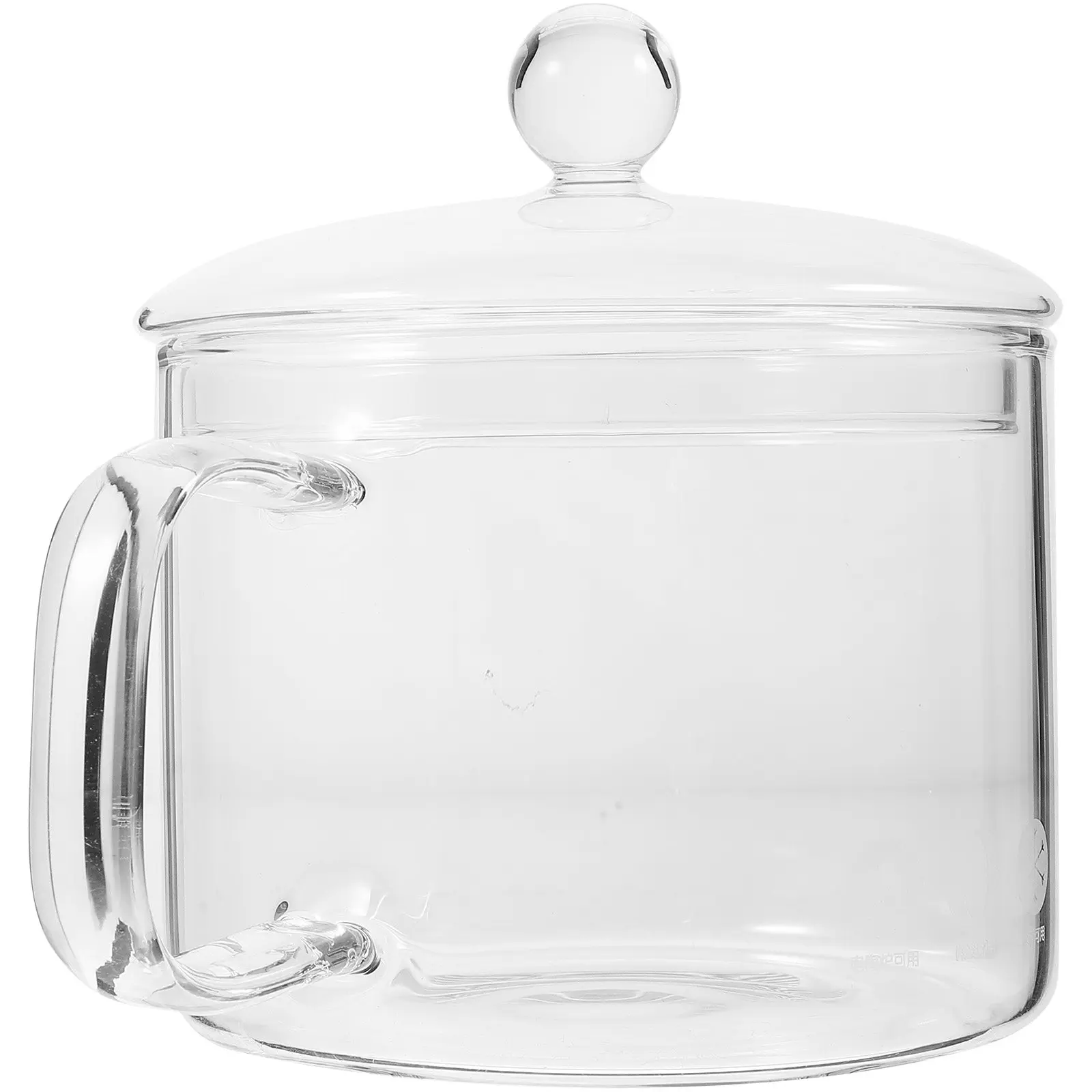 

Стеклянная миска для тушения, термостойкая, прозрачная, с боковой ручкой, для домашнего использования, прозрачная кастрюля, для духовки, многофункциональная