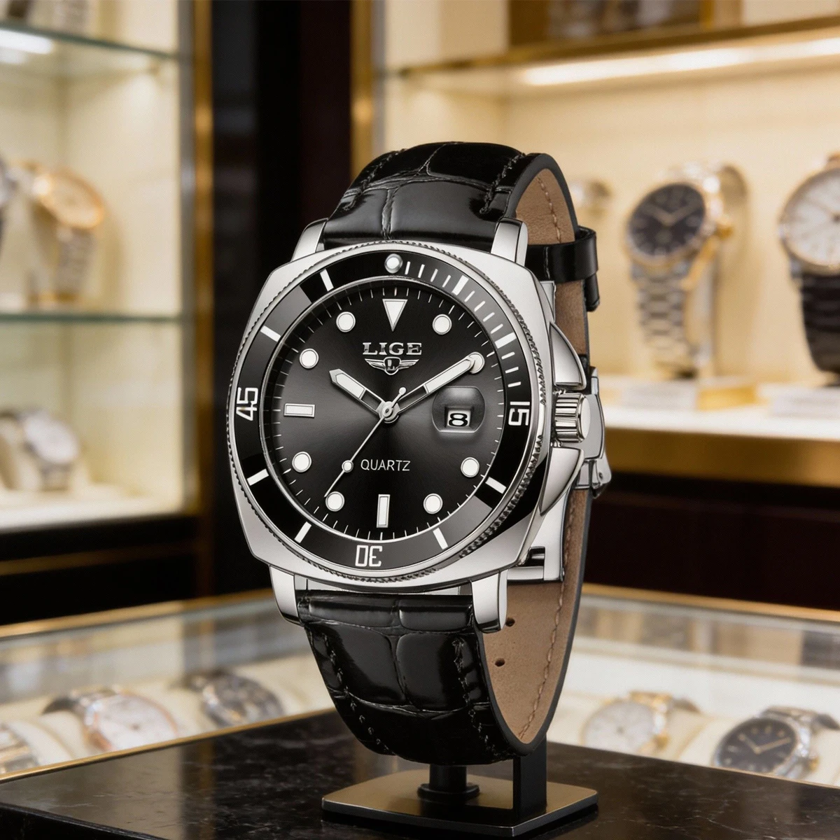 Lige Luxury Men Wat…