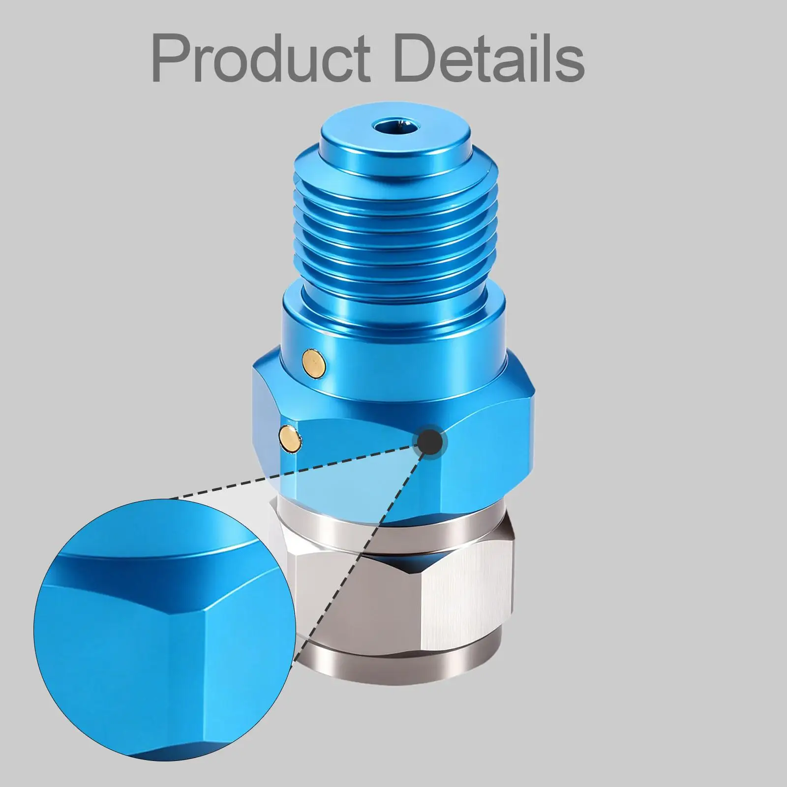 Practical Airless Paint Sprayer Joint 360 Rotating Alloy Durable Replacement Connector for Painting Equipment