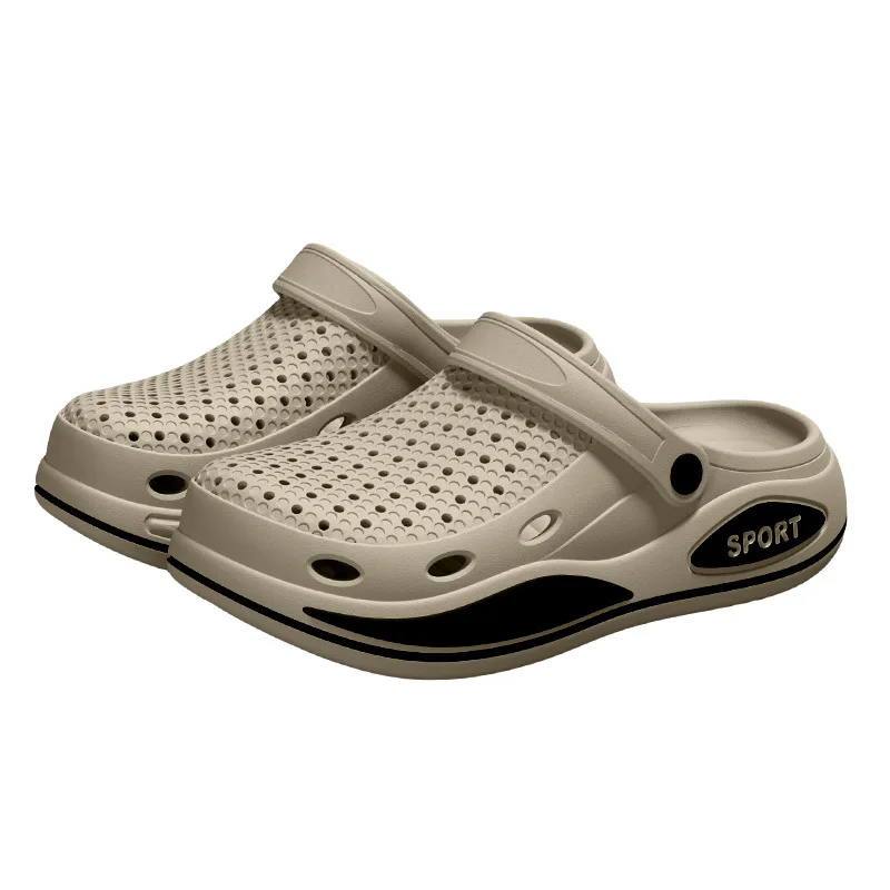 Arch support slippers for men, 2026 new summer wear, wear-resistant EVA anti slip and odor proof, thick hole driving shoes - view 6