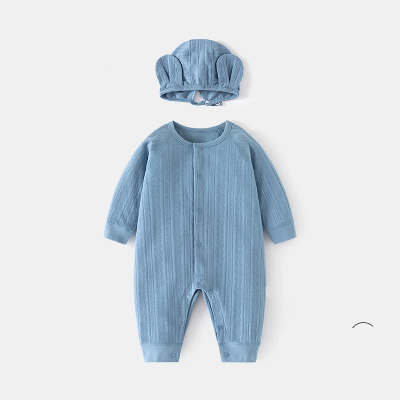 Baby boy clothes Baby Boy Girl Kids Cotton sweetheart  Romper with Matched hat Outfit 6months-3 years