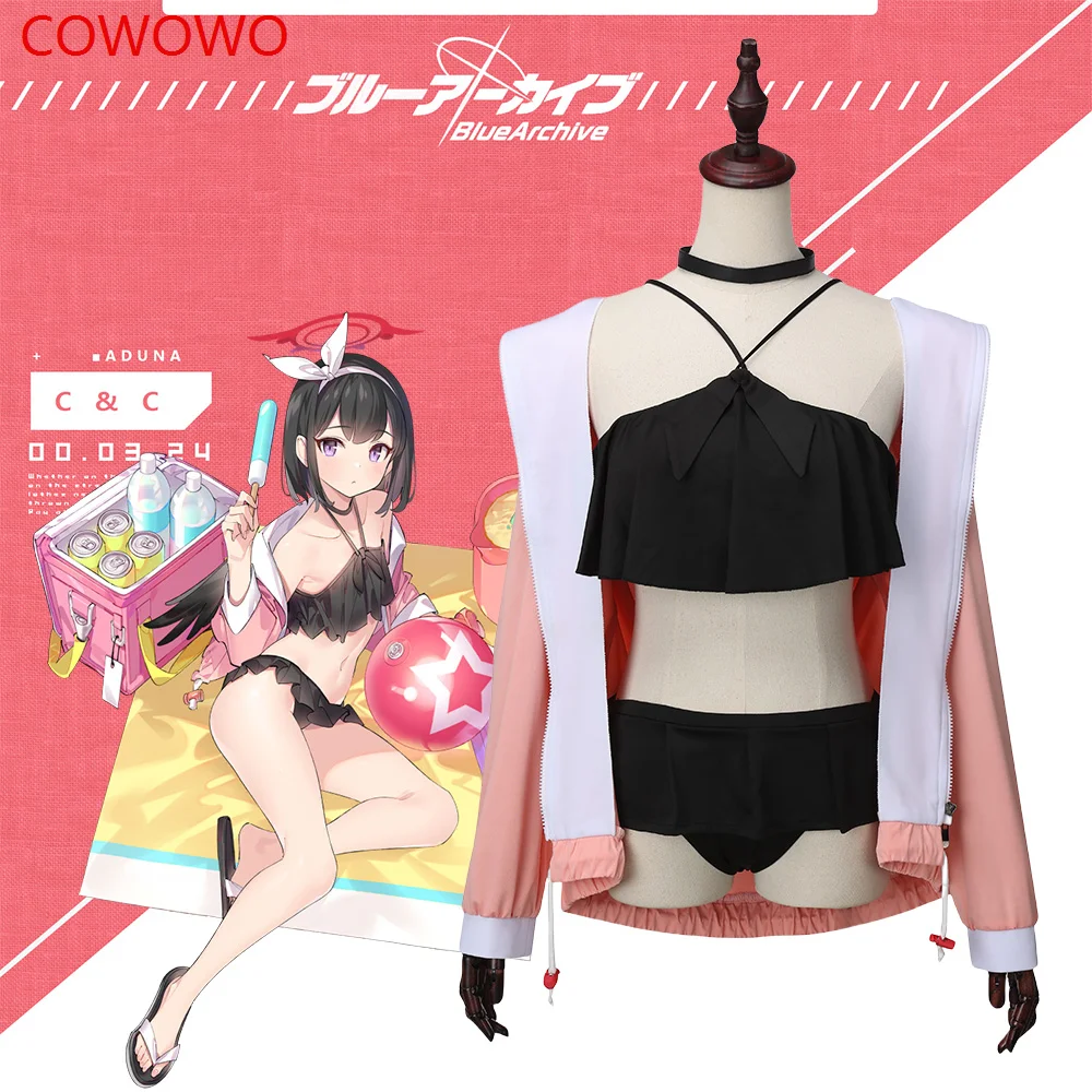 

COWOWO Blue Archive Shizuyama Mashiro Swimsuit Cosplay Costume Cos Game Anime Party Uniform Hallowen Play Role Clothes Clothing