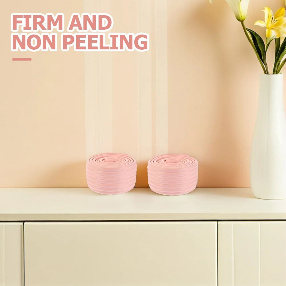 

2pcs Baby Proofing Edge Protector Soft Cushion Guard For Table Corner Furniture Wall Stair Steps Self-Adhesive Safety Padding