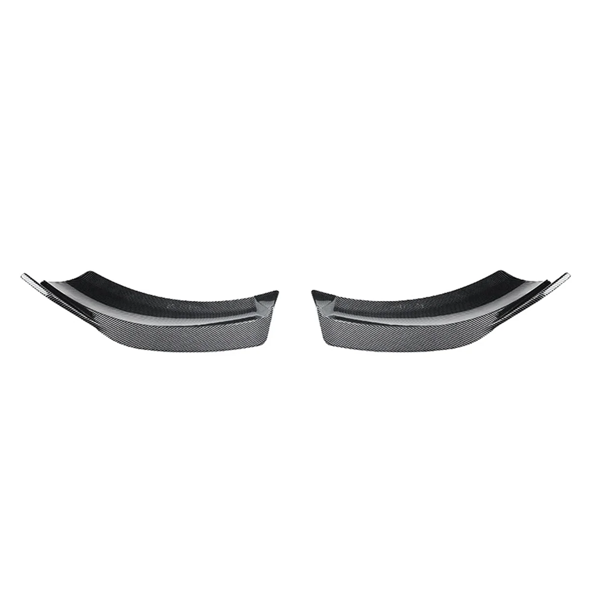 For Mercedes-Benz V-Class W447 V260 AMG Line Front Bumper Lip Angle Diffuser Splitter Spoiler Protector Carbon Fiber ABS