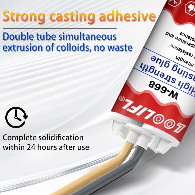 Metal Repair Glue, 1.76 oz Waterproof Epoxy Casting Adhesive, The Strongest Welding and Liquid Filler for Metals,Stainless Steel image 2