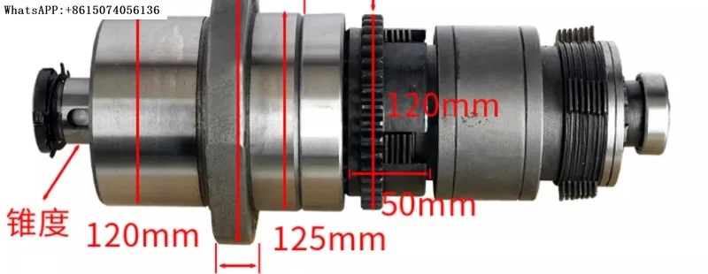 Yunnan CY6150B lathe cl-utch assembly, CW6180B machine tool pulley assembly, Anyang CW6163 ac-cessories