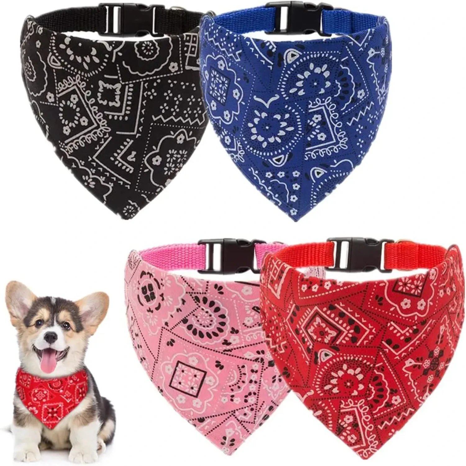 

Dogs Collar Belt Pet Triangle Neckerchief Drool Anti Flea And Tick Towel Necklace Straps Harness Leash Puppy and Cat Kitten