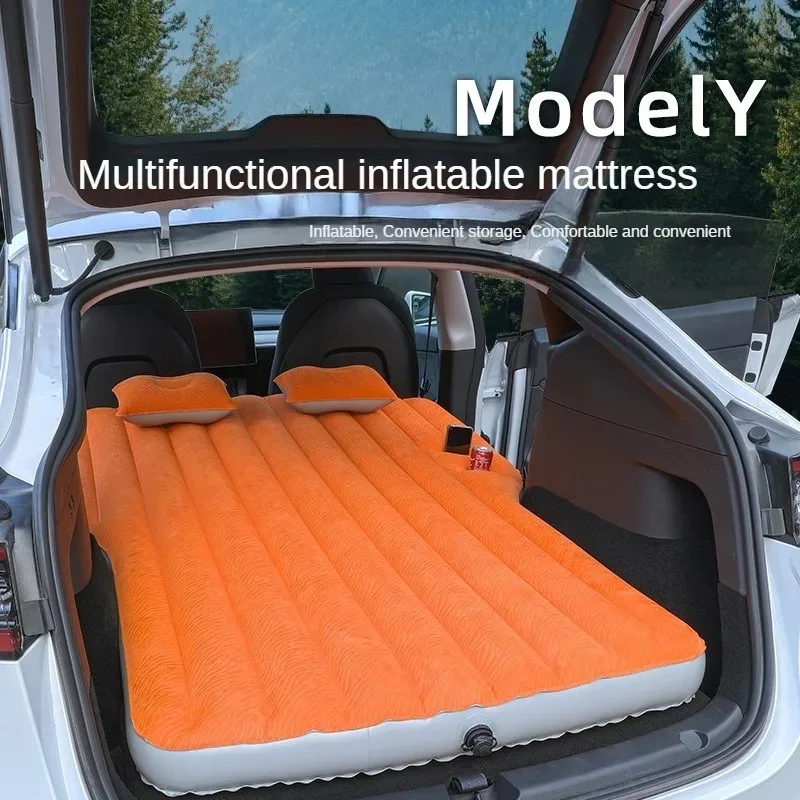 Matelas de camping gonflable modèle Y, lit de voiture portable, coussin de couchage, coussin d'air de camping en plein air, lit