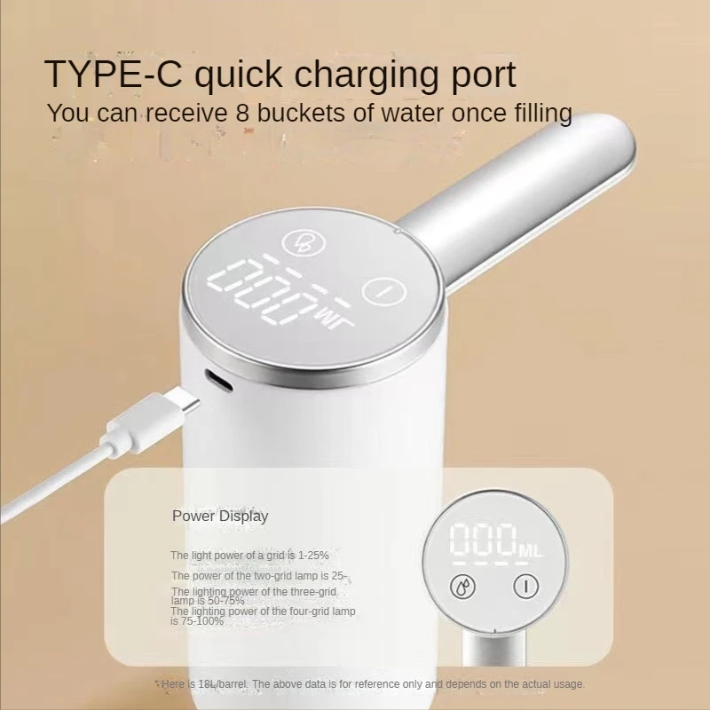 Elektrische Wasserpumpe Wasser flaschen pumpe automatische intelligente faltbare Desktop wiederauf ladbare Trinkwassersp ender