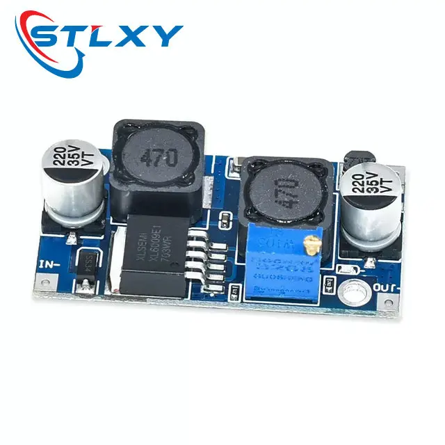 XL6009 4A Boost Converter Step Up Adjustable 15W 5-32V to 5-50V DC-DC Power Supply Module High Performance Low Ripple