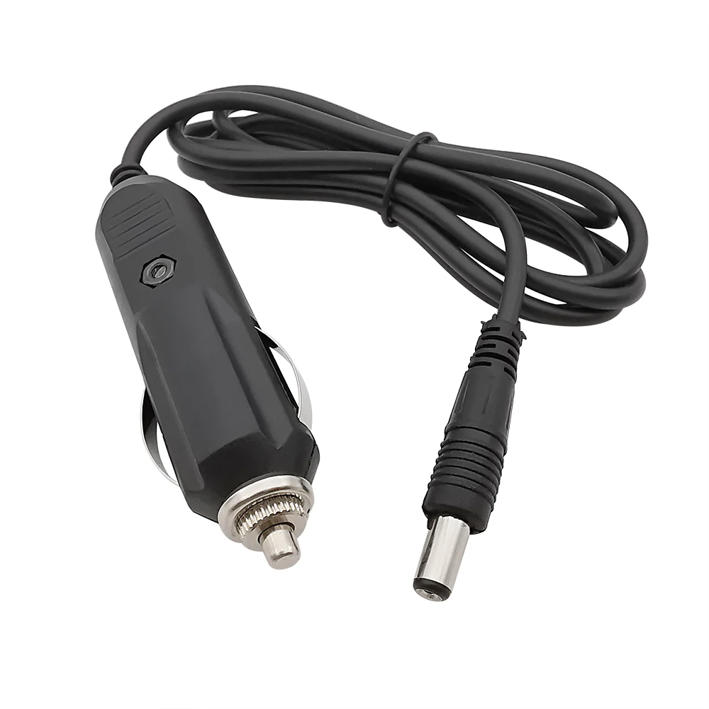 1Pcs 12V Car Auto Cigarette Lighter Plug to 5.5 x 2.1mm DC Male Plugs Power Supply Extension Cabe Wire