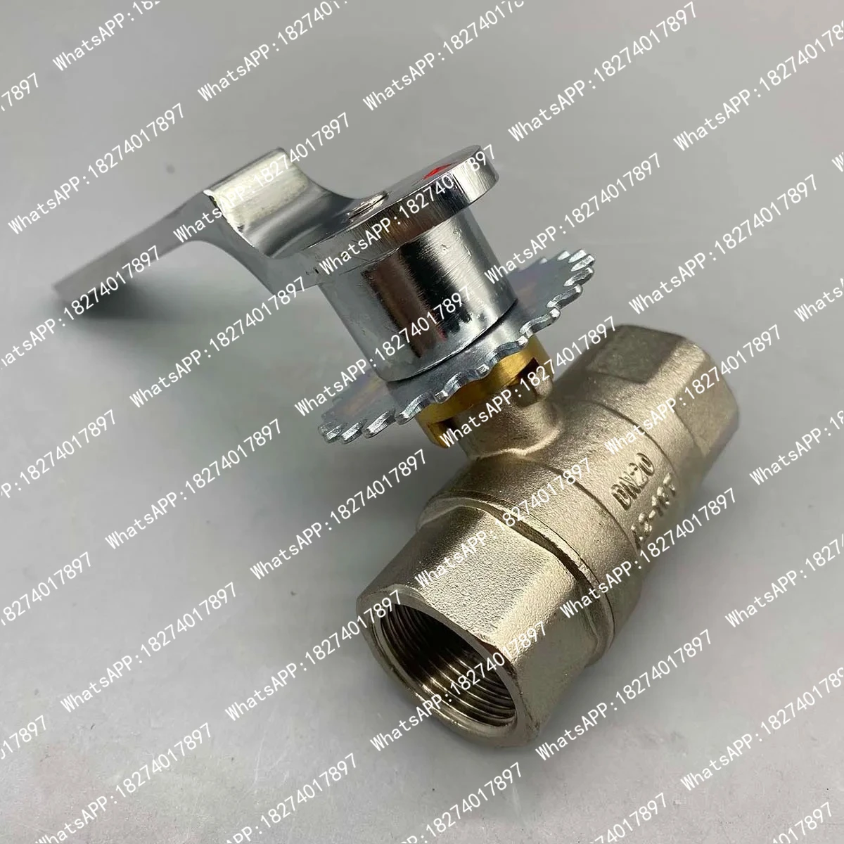 

Hotel Stove Valve Chain Air Connecting Valve With Gear Wheel DN20 Gas Control Valve
