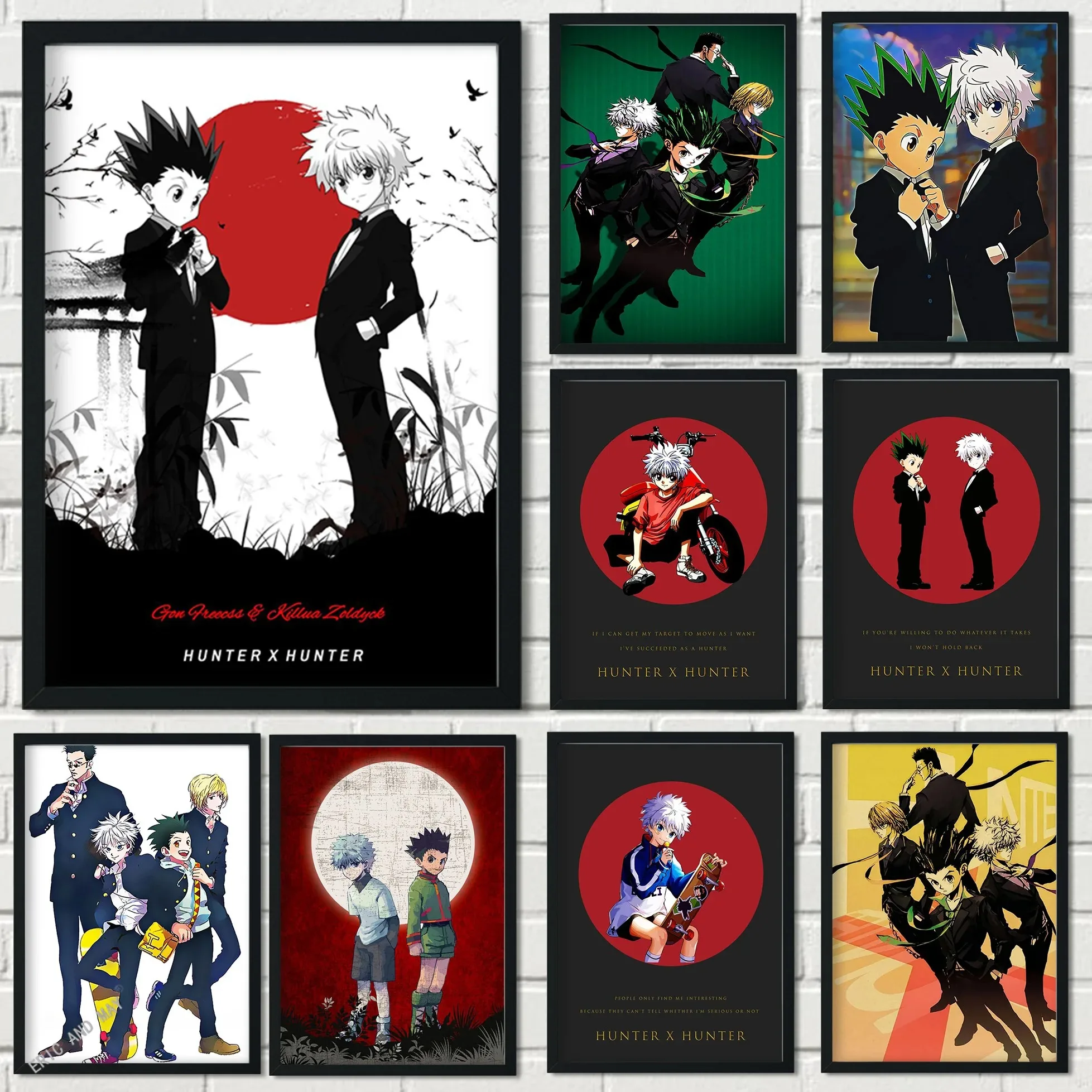 Japanese Anime Hunter x Hunter Poster GON FREECSS Wall Art Home Decor Painting Decoration Kawaii Room Decor Canvas Poster