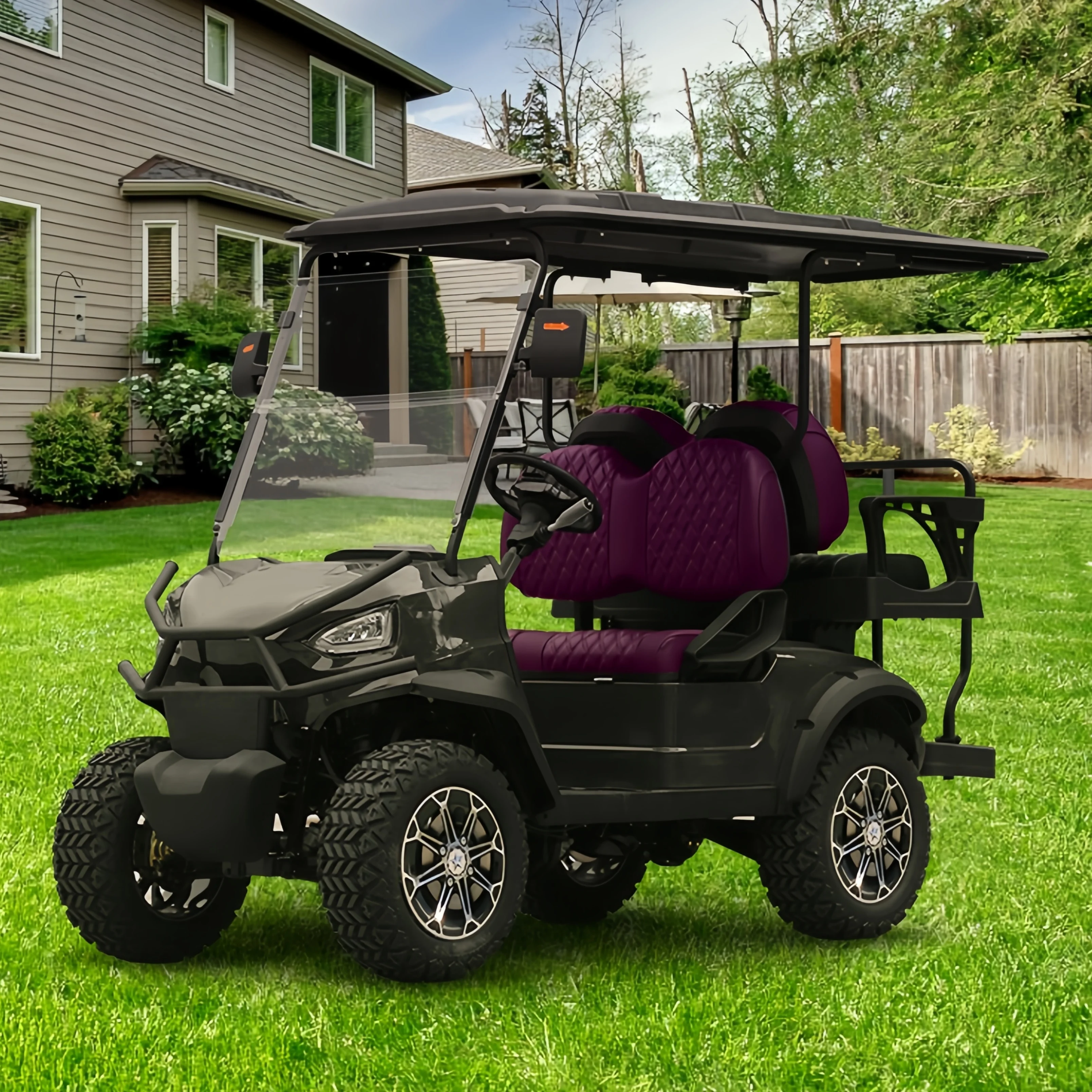 Tourism Hotels Usage 6 Seater Custom Golf Cart Electric Fast Buggy Cost Effective