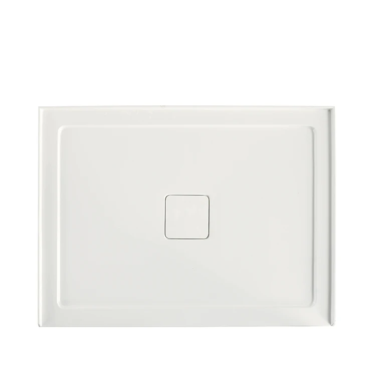 قاعدة صينية دش قافلة مقاومة للانزلاق من الأكريليك للفندق المربع الحديث #5