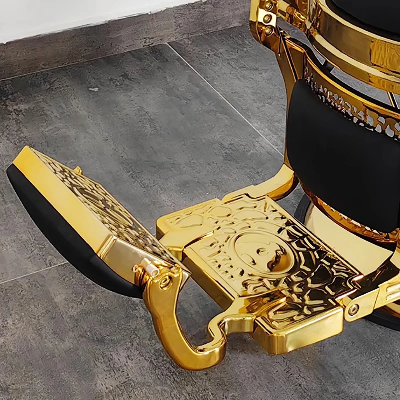 كرسي حلاق عالي التحمل قابل للتعديل مريح مبطن كرسي صالون استوديو الشعر متجر تجميل سيلا دي كورتي دي بيلو أثاث الصالون