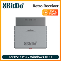 8BitDo Retro Receiver for PS1 PS2 and Windows, Compatible with Xbox Controller, Switch Pro and PS5/PS4 Controller