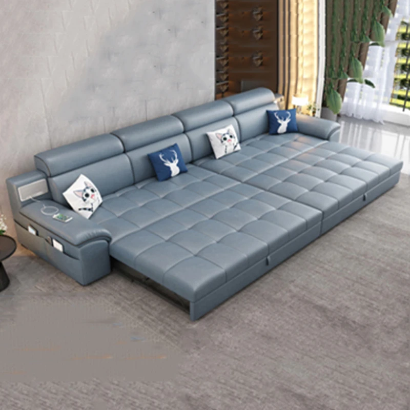 

Fancy Storage Couches Sofa Simple Square Foam European Folding Sofa Bed Living Room Modern Designer Divano Letto Home Furniture