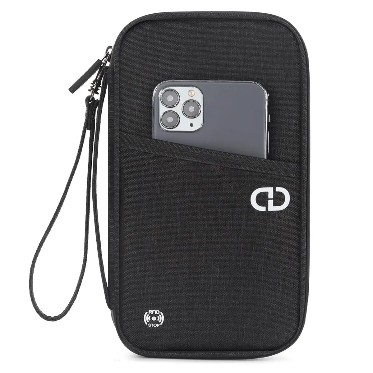 RFID-blockierender Reisepasshülle, Reisebrieftasche, langlebig, Diebstahlsicherung, Kartensteckplätze, Schutzhülle, Flights, Reiseveranstalter für Damen und Herren – Detail 1