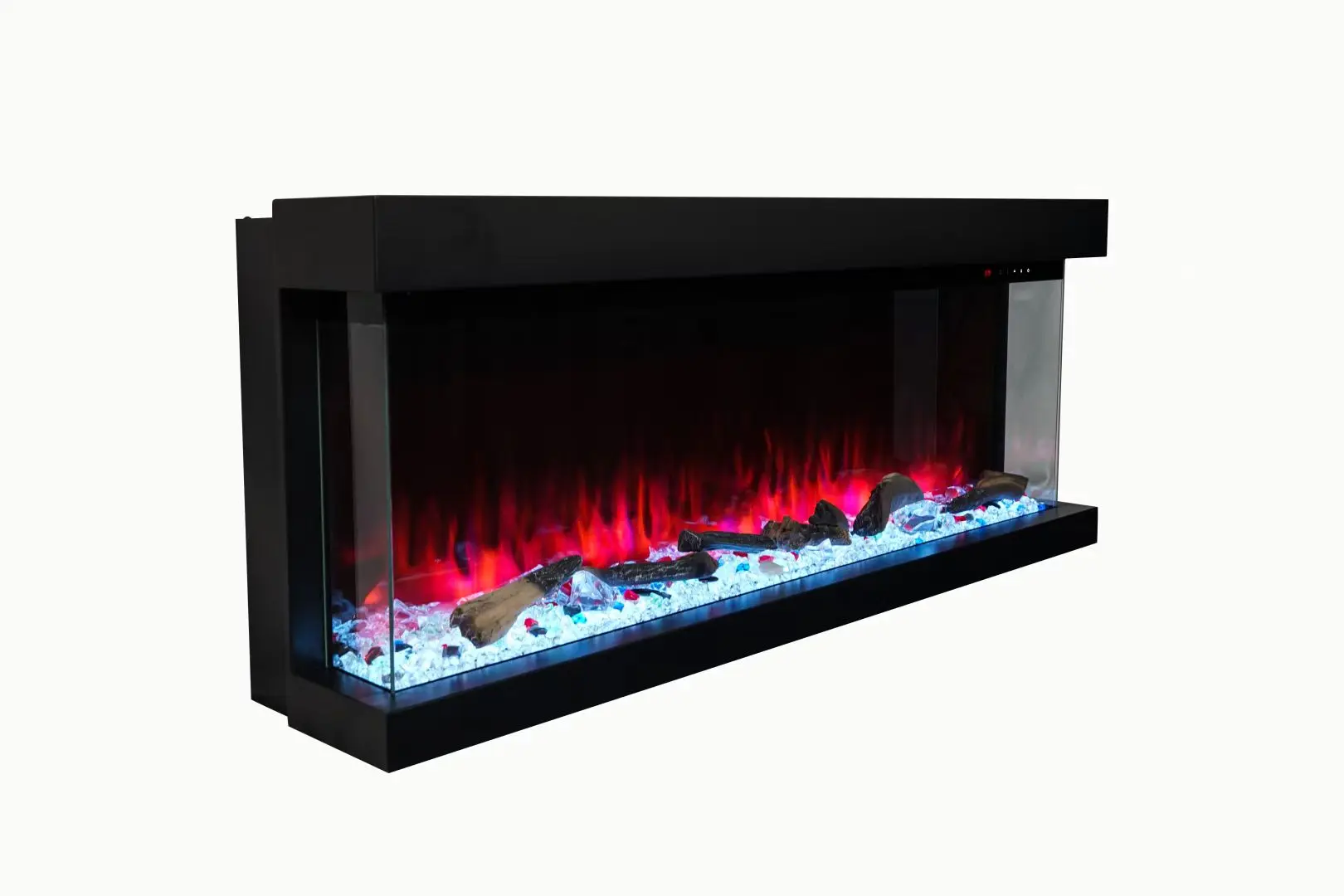 【ساخن】3 مدفأة تزيين كهربائية ذات رؤية جانبية متعددة الألوان مثبتة على الحائط مدمجة في الموقد الكهربائي مع ولا تحت الحرارة